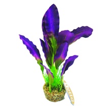 Betta Choice 8" Purple Silk Plant W/ Sand Base