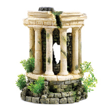 Classic Roman Tower With Plants - Air 2780